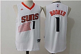 Phoenix Suns #1 Devin Booker White Swingman Stitched Jersey,baseball caps,new era cap wholesale,wholesale hats